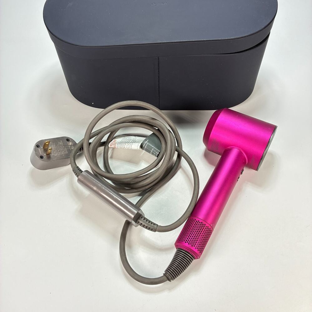 Dyson Supersonic Fuchsia Iron ALCI Plug Leakage Circuit Interrupter Hair Dryer
